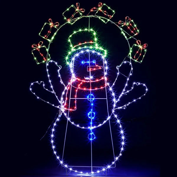 5 FT Animated Juggling Snowman (Pre-Lit)