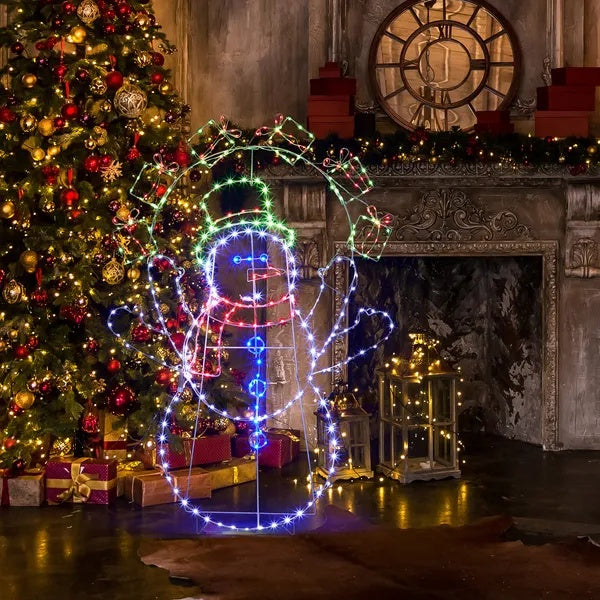 5 FT Animated Juggling Snowman (Pre-Lit)
